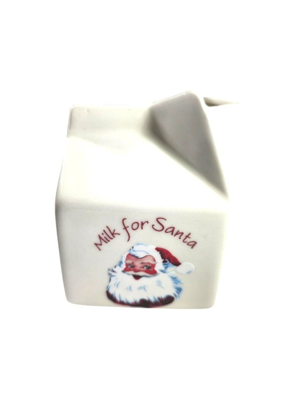 Ceramic Milk Carton Milk For Santa Kringles Kitchen christmas vase decor